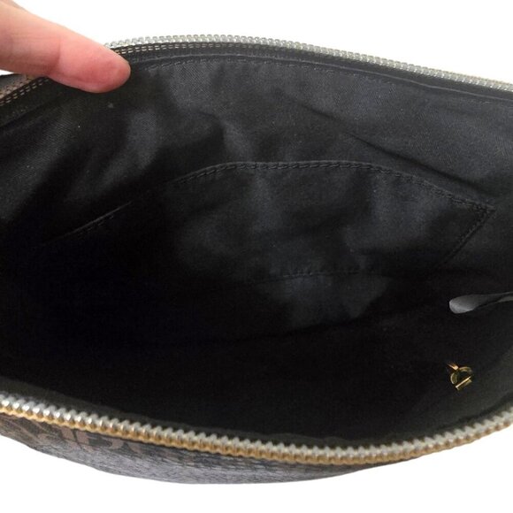 Fossil Farrah Black & Brown Crossbody Purse - Picture 11 of 16